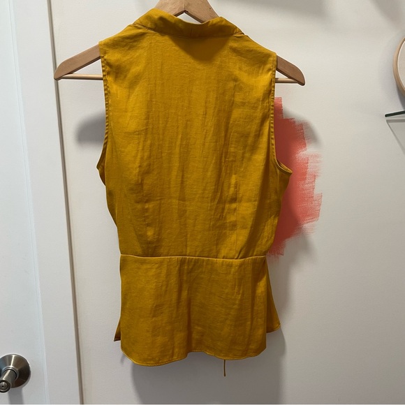 Yellow wrap top - Picture 2 of 5